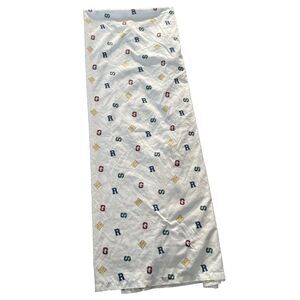 Harry Potter Twin FLAT SHEET Wizarding World Hogwarts White